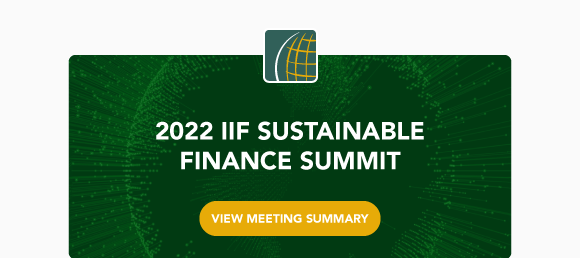 2021 IIF Sustainable Finance Summit
